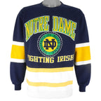 NCAA (Logo 7) - Notre Dame Fighting Irish Sweatshirt 1990s Medium Vintage Retro Football college