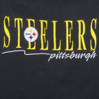 NFL (Logo 7) - Pittsburgh Steelers Embroidered Sweatshirt 1990s X-Large Vintage Retro Football