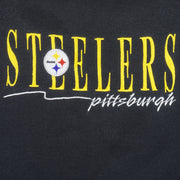 NFL (Logo 7) - Pittsburgh Steelers Embroidered Sweatshirt 1990s X-Large Vintage Retro Football