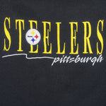 NFL (Logo 7) - Pittsburgh Steelers Embroidered Sweatshirt 1990s X-Large Vintage Retro Football