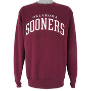 NCAA - Oklahoma Sooners Crew Neck Sweatshirt 1990s Medium Vintage Retro Football College