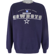 NFL (Lee) - Dallas Cowboys Crew Neck Sweatshirt 2001 Medium