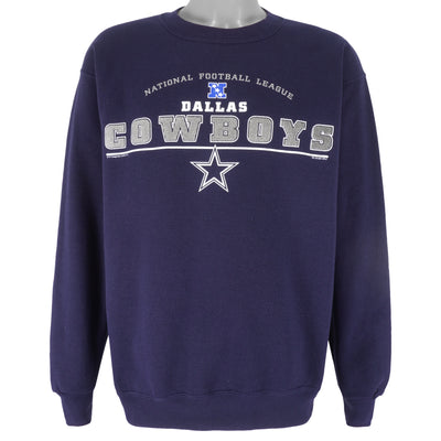 NFL (Lee) - Dallas Cowboys Crew Neck Sweatshirt 2001 Medium