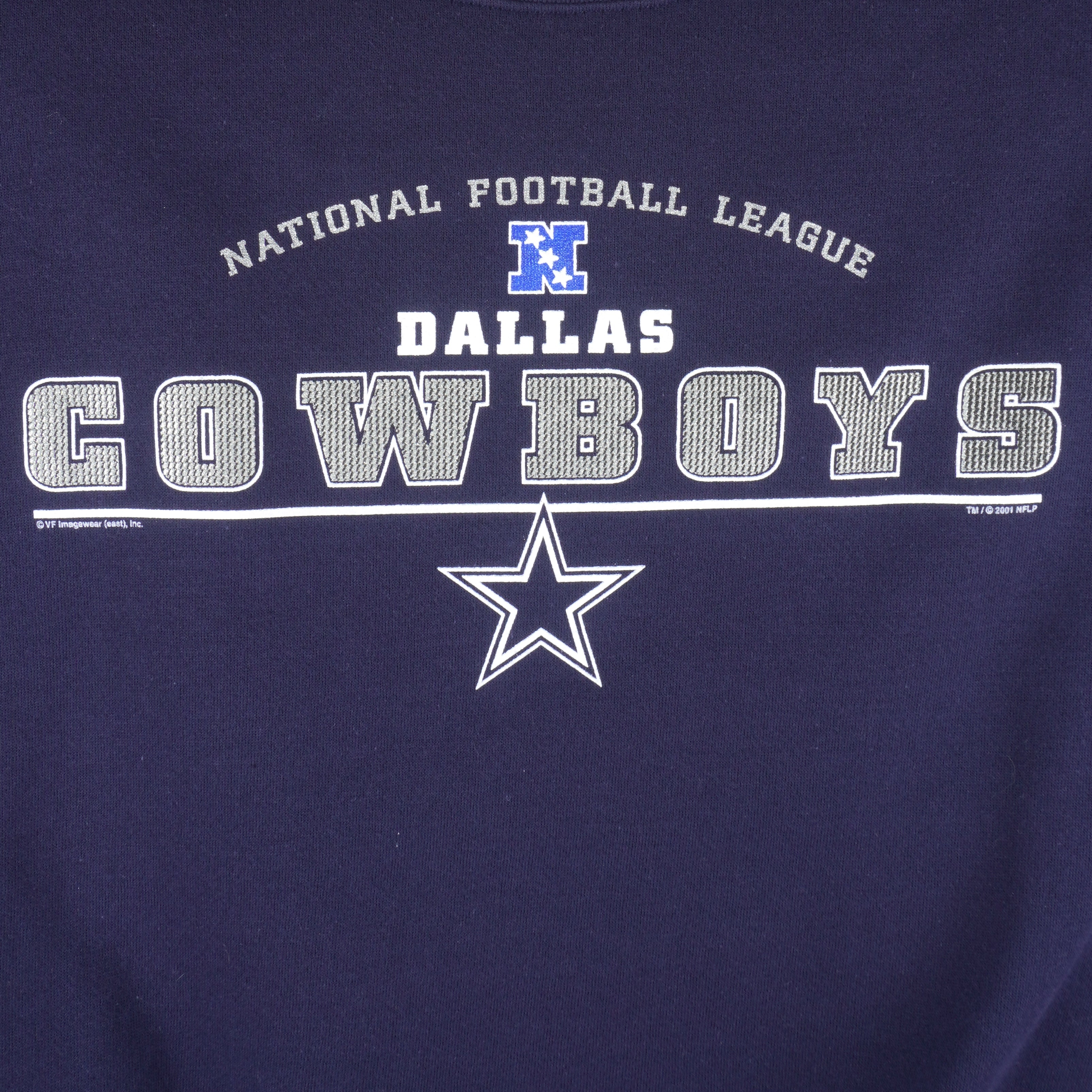 NFL (Lee) - Dallas Cowboys Crew Neck Sweatshirt 2001 Medium