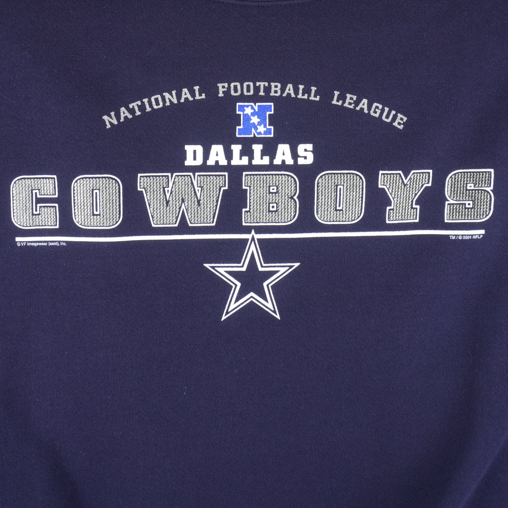 NFL (Lee) - Dallas Cowboys Crew Neck Sweatshirt 2001 Medium