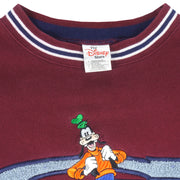 Disney (Mickey) - Goofy Crew Neck Sweatshirt 1990s Small