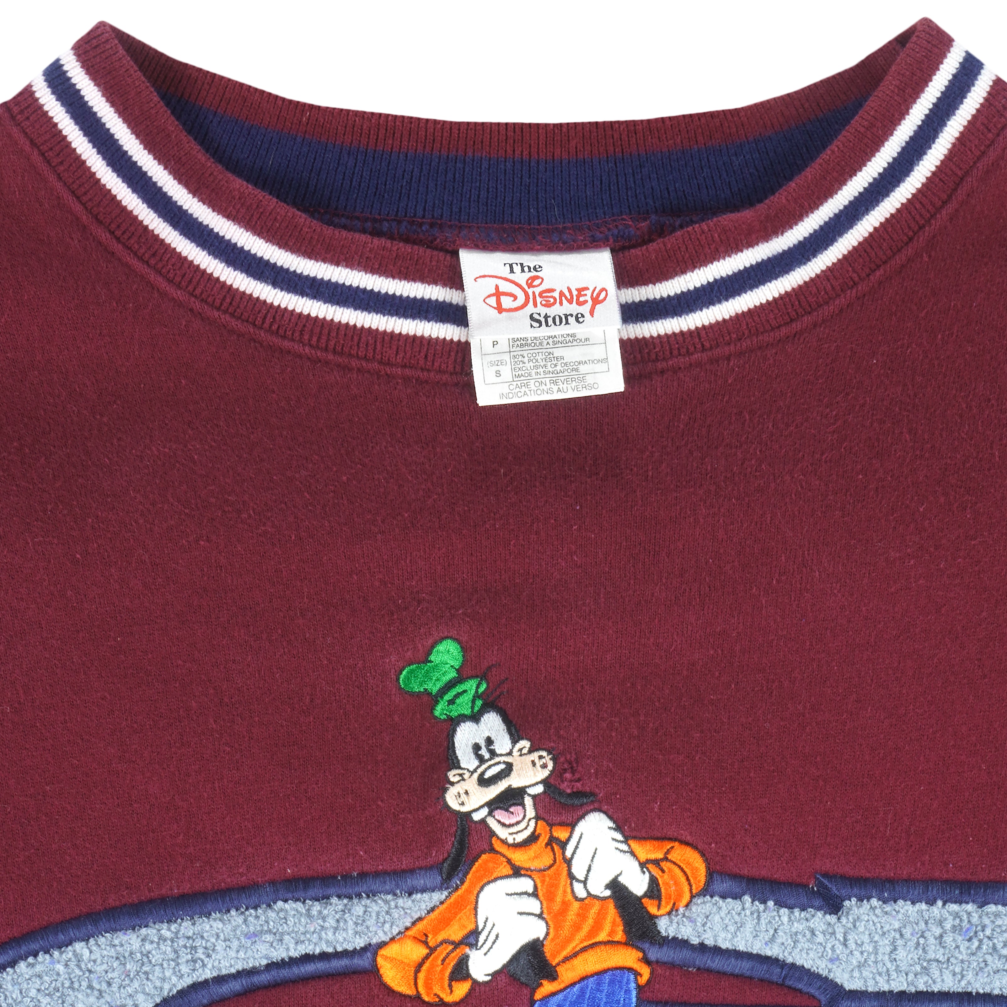 Disney (Mickey) - Goofy Crew Neck Sweatshirt 1990s Small