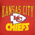 NFL (Russell Athletic) - Kansas City Chiefs Crew Neck Sweatshirt 1990s Large Vintage Retro Football