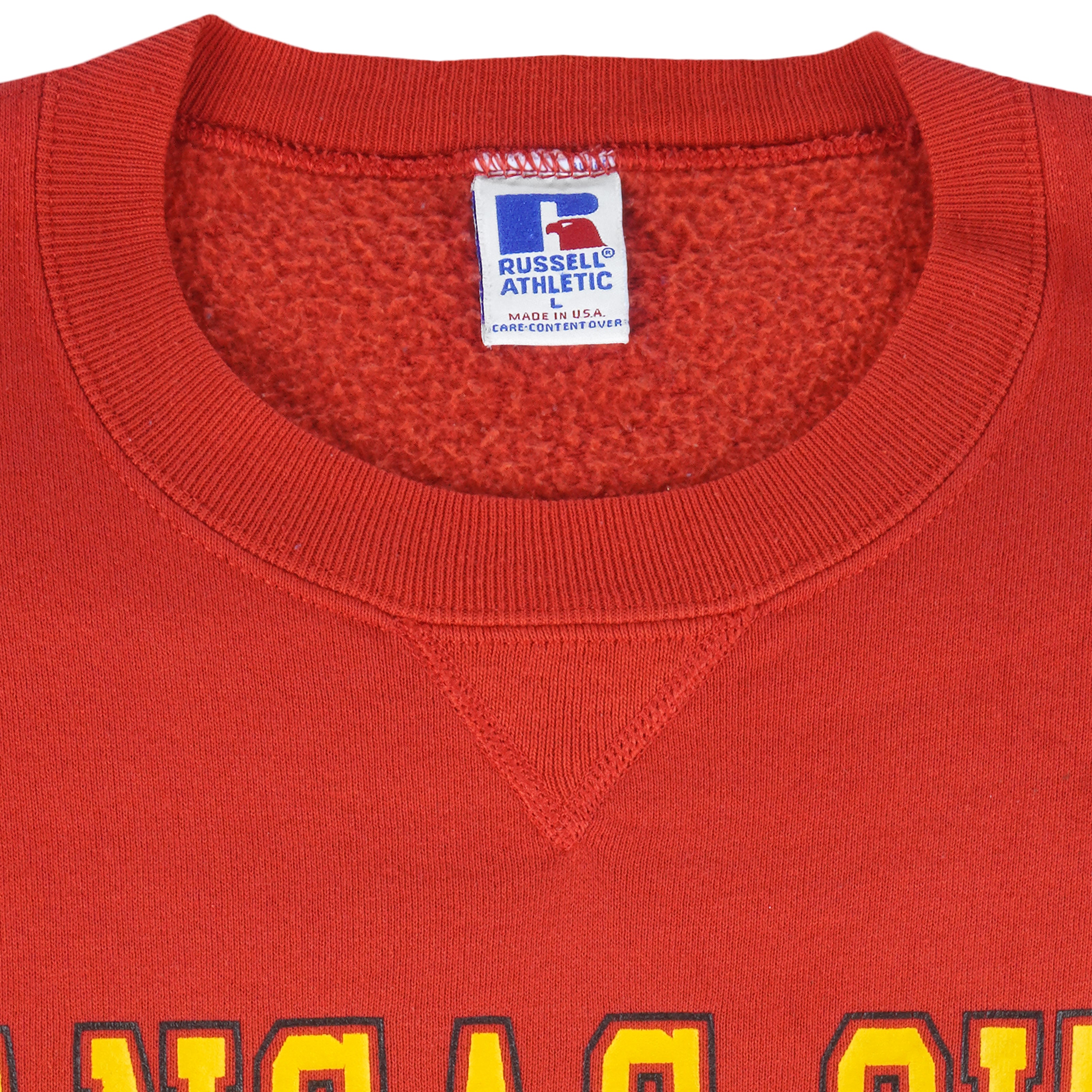 NFL (Russell Athletic) - Kansas City Chiefs Crew Neck Sweatshirt 1990s Large Vintage Retro Football