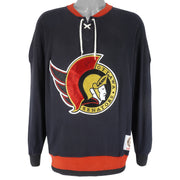 NHL (CCM) - Ottawa Senators Fan Jersey 1990s Large Vintage Retro Hockey