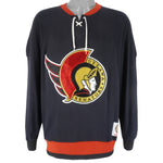 NHL (CCM) - Ottawa Senators Fan Jersey 1990s Large