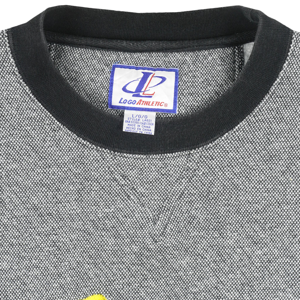 NCAA (Logo Athletic) - Iowa Hawkeyes Crew Neck Sweatshirt 1990s Large Vintage Retro Football College