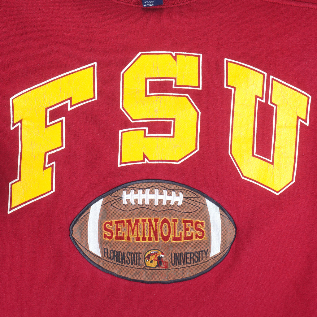 NCAA (Galt Crew) - FSU Seminoles Crew Neck Sweatshirt 1990s Large Vintage Retro Football College