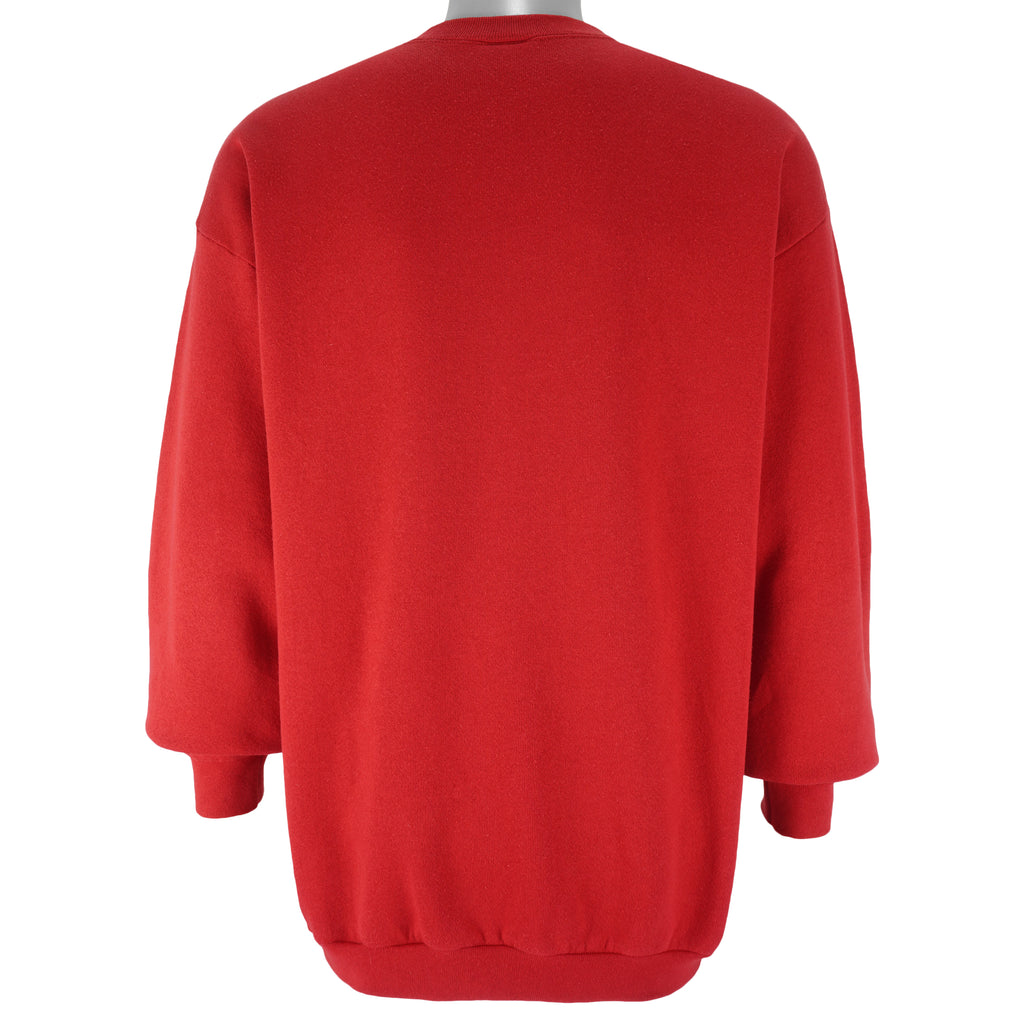 NFL (Logo 7) - Kansas City Chiefs Crew Neck Sweatshirt 1990s Large Vintage Retro Football