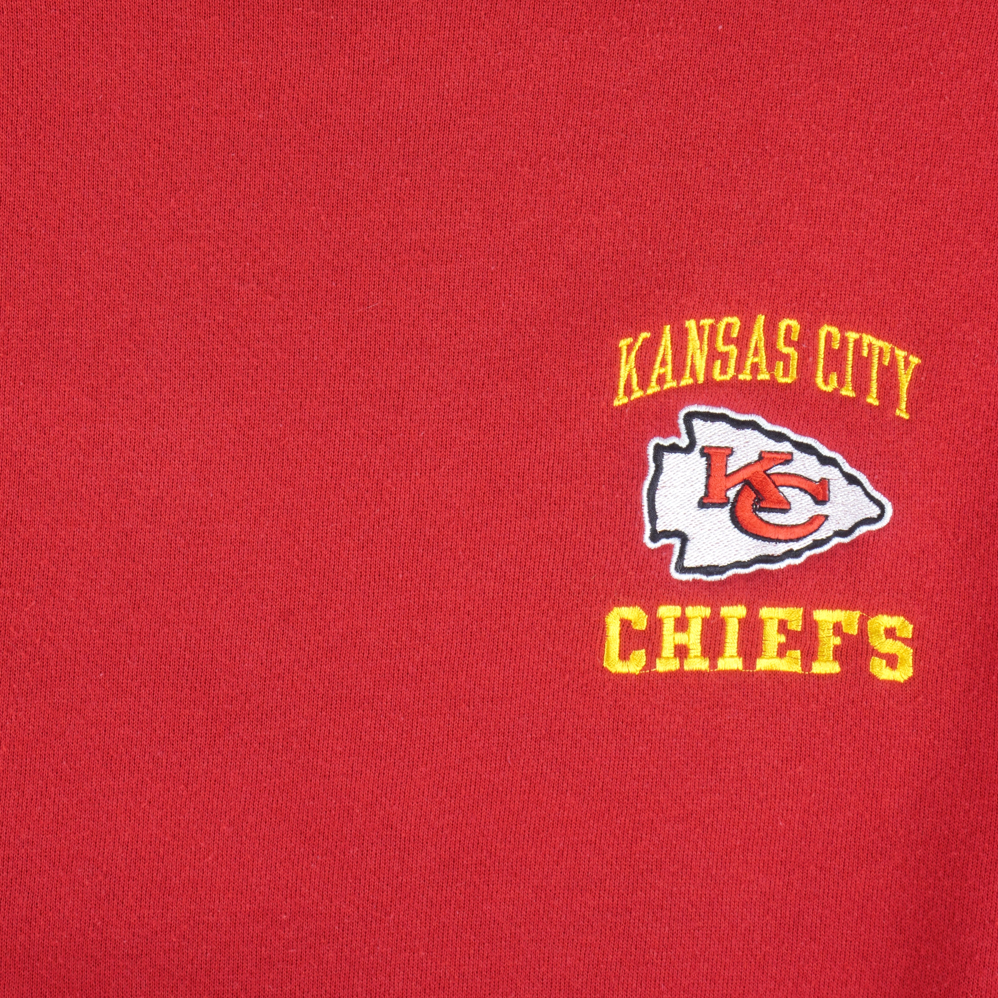 NFL (Logo 7) - Kansas City Chiefs Crew Neck Sweatshirt 1990s Large Vintage Retro Football