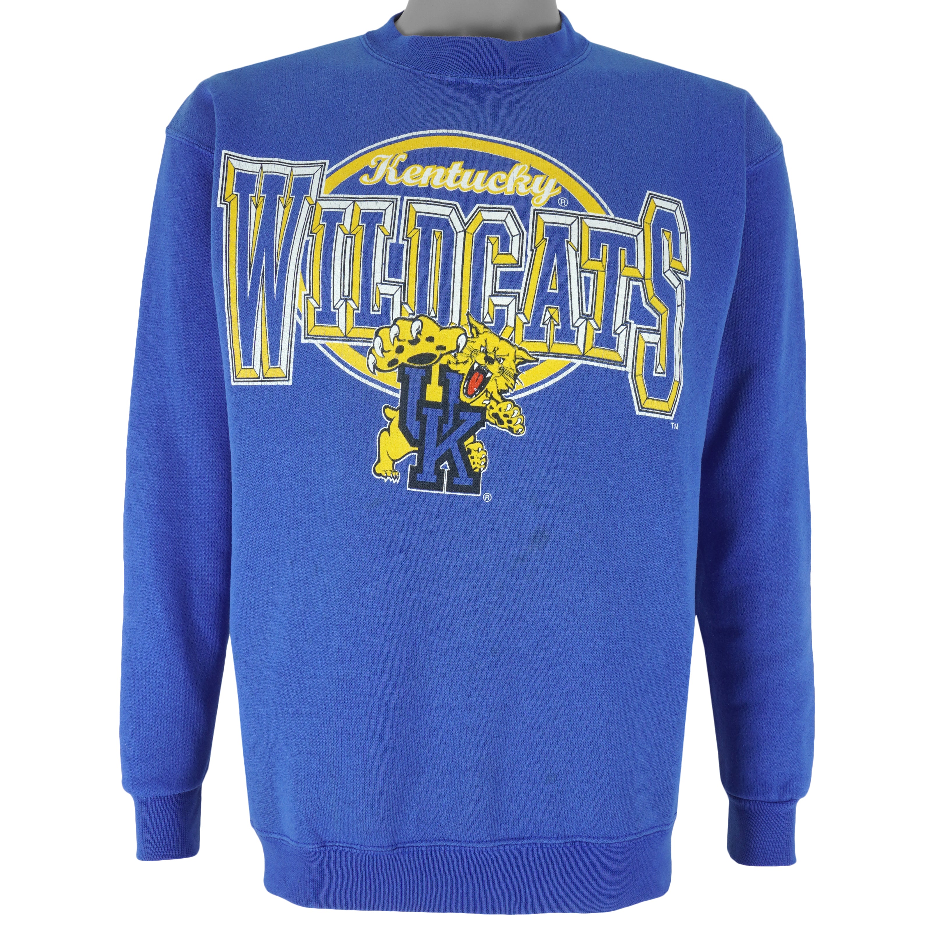 NCAA (Logo Athletic) - Arizona Wildcats Crew Neck Sweatshirt 1990s Medium Vintage Retro Football College