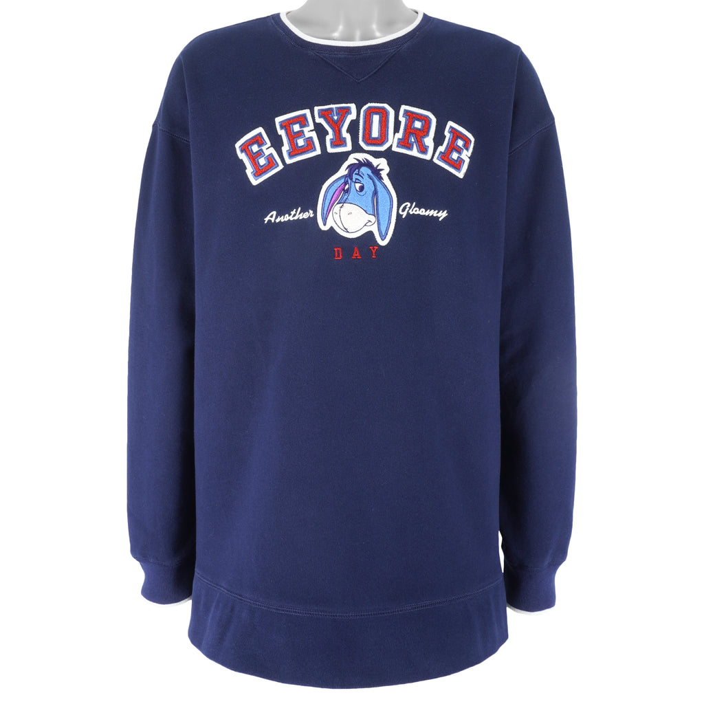 Disney - Eeyore, Another Gloomy Day Sweatshirt 1990s XX-Large Vintage Retro