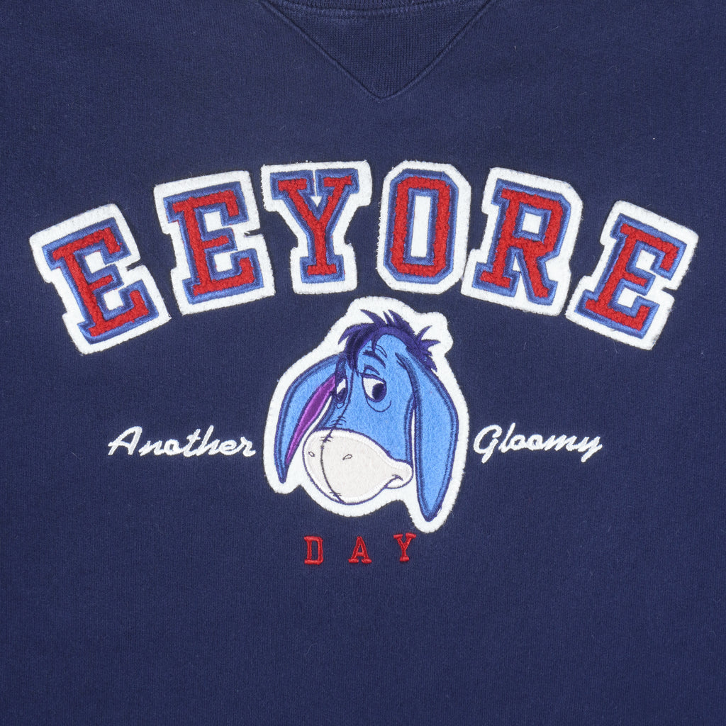 Disney - Eeyore, Another Gloomy Day Sweatshirt 1990s XX-Large Vintage Retro