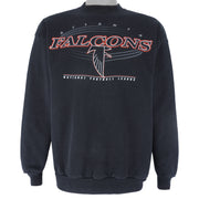 NFL (Logo 7) - Atlanta Falcons Crew Neck Sweatshirt 1990s Large Vintage Retro Football