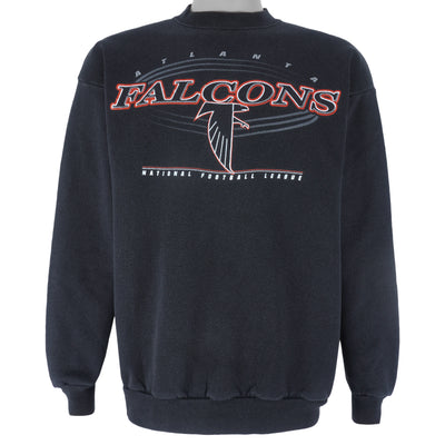 NFL (Logo 7) - Atlanta Falcons Crew Neck Sweatshirt 1990s Large