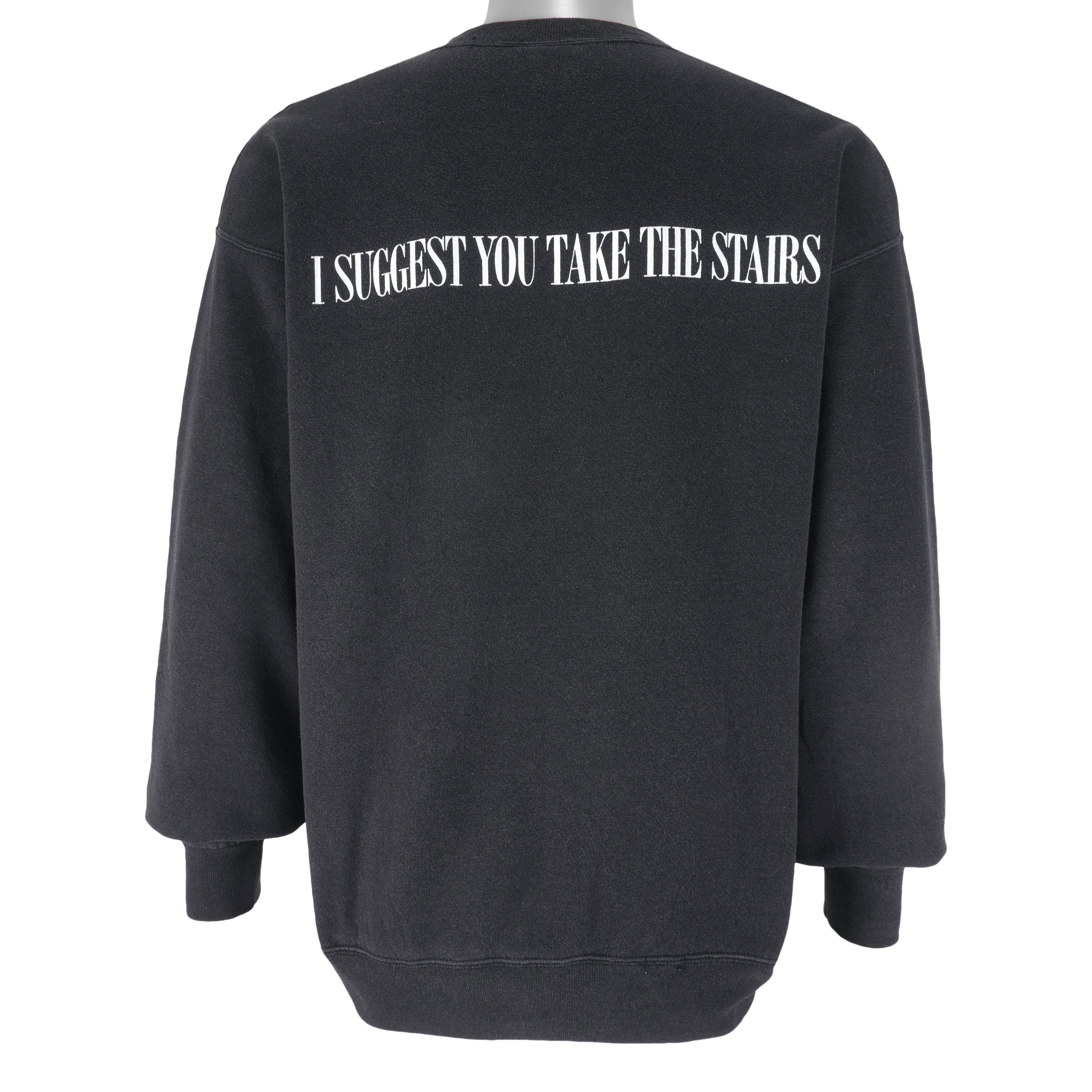 Disney - Mickey The Twilight Zone Crew Neck Sweatshirt 1990s Medium Vintage Retro