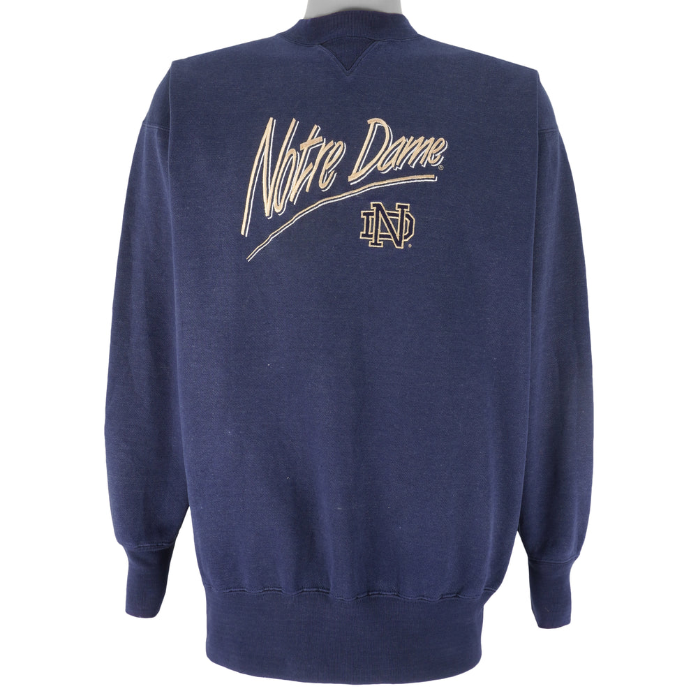 NCAA (Midwest) - Notre Dame Fighting Irish Sweatshirt 1990s X-Large Vintage Retro Football College