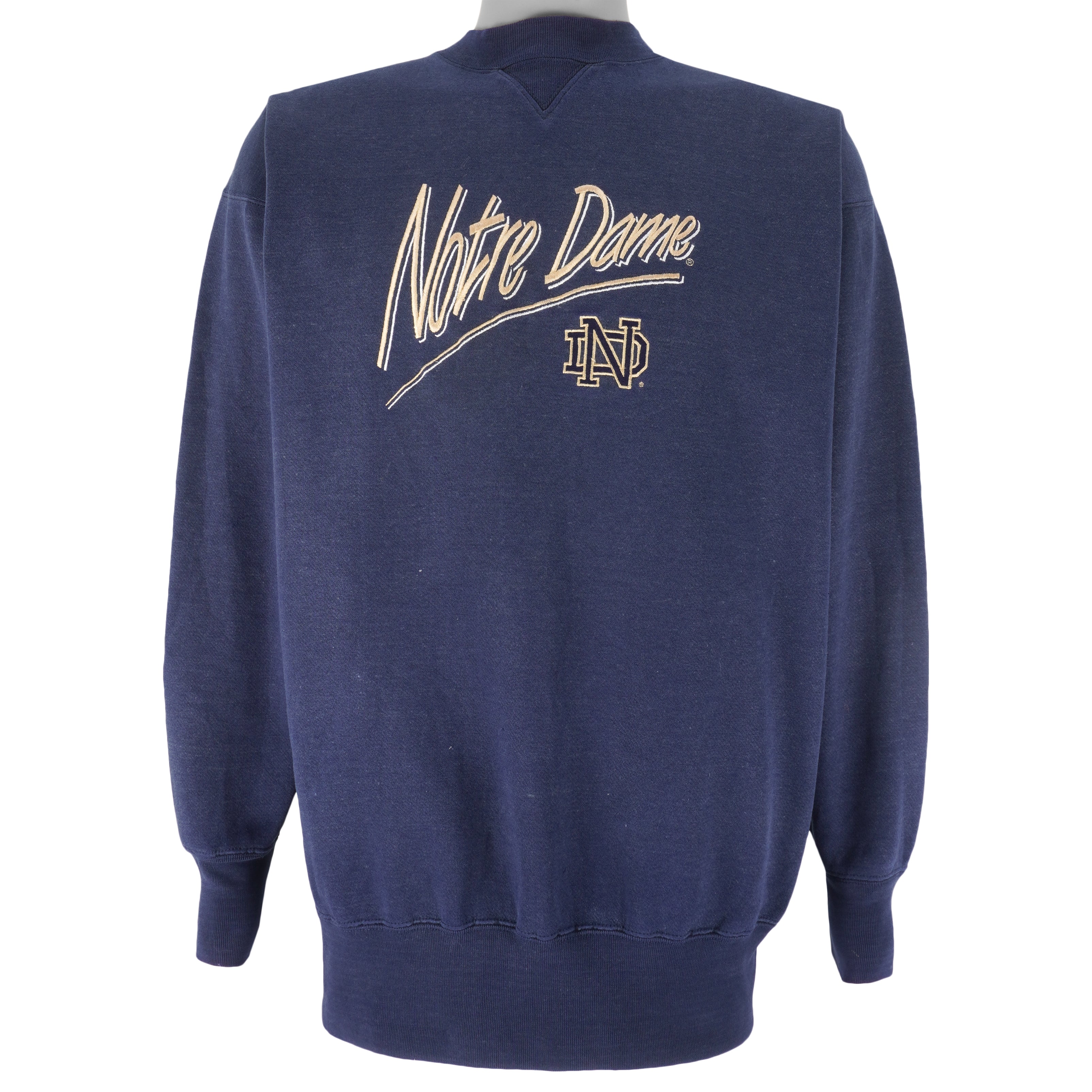 NCAA (Midwest) - Notre Dame Fighting Irish Sweatshirt 1990s X-Large Vintage Retro Football College