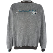 Puma - Philadelphia Eagles Embroidered Crew Neck Sweatshirt 1990s X-Large Vintage Retro Football