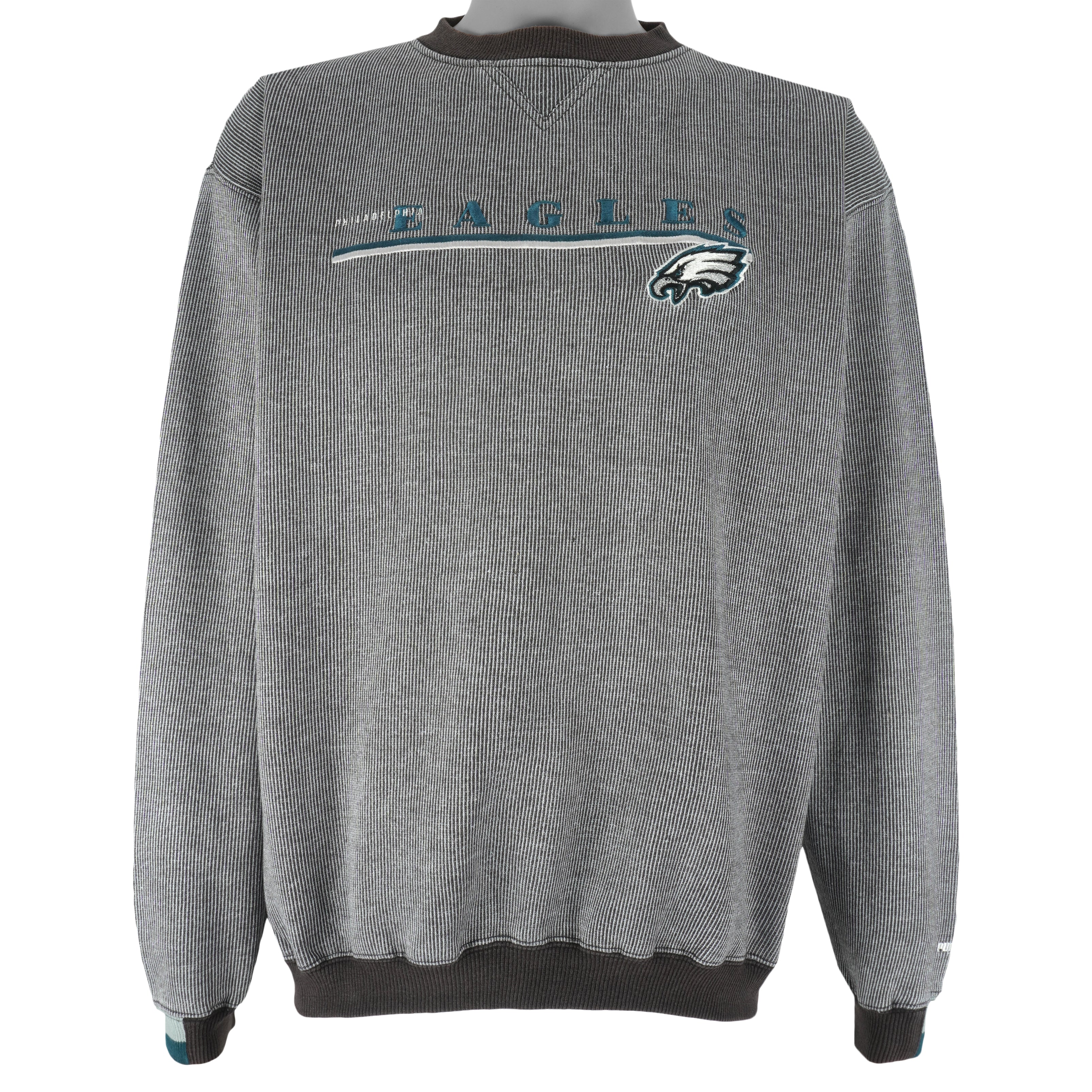 Puma - Philadelphia Eagles Embroidered Crew Neck Sweatshirt 1990s X-Large Vintage Retro Football