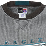 Puma - Philadelphia Eagles Embroidered Crew Neck Sweatshirt 1990s X-Large Vintage Retro Football