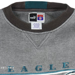 Puma - Philadelphia Eagles Embroidered Crew Neck Sweatshirt 1990s X-Large Vintage Retro Football