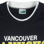 NHL (Waves) - Vancouver Canucks Deadstock T-Shirt 1992 X-Large Vintage Retro Hockey