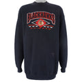 NHL (Logo Athletics) - Chicago Blackhawks Embroidered Sweatshirt 1990s X-Large Vintage Retro Hockey