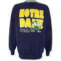 NCAA (Bike) - Notre Dame Fighting Irish Crew Neck Sweatshirt 1990s X-Large Vintage Retro Football college