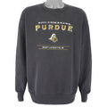NCAA (Lee) - Purdue University Boilermakers Embroidered Sweatshirt 1990s Large Vintage Retro Football College