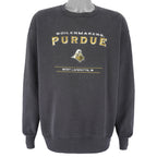 NCAA (Lee) - Purdue University Boilermakers Embroidered Sweatshirt 1990s Large Vintage Retro Football College