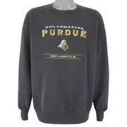 NCAA (Lee) - Purdue University Boilermakers Embroidered Sweatshirt 1990s Large Vintage Retro Football College