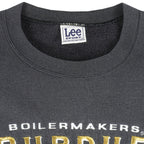NCAA (Lee) - Purdue University Boilermakers Embroidered Sweatshirt 1990s Large Vintage Retro Football College