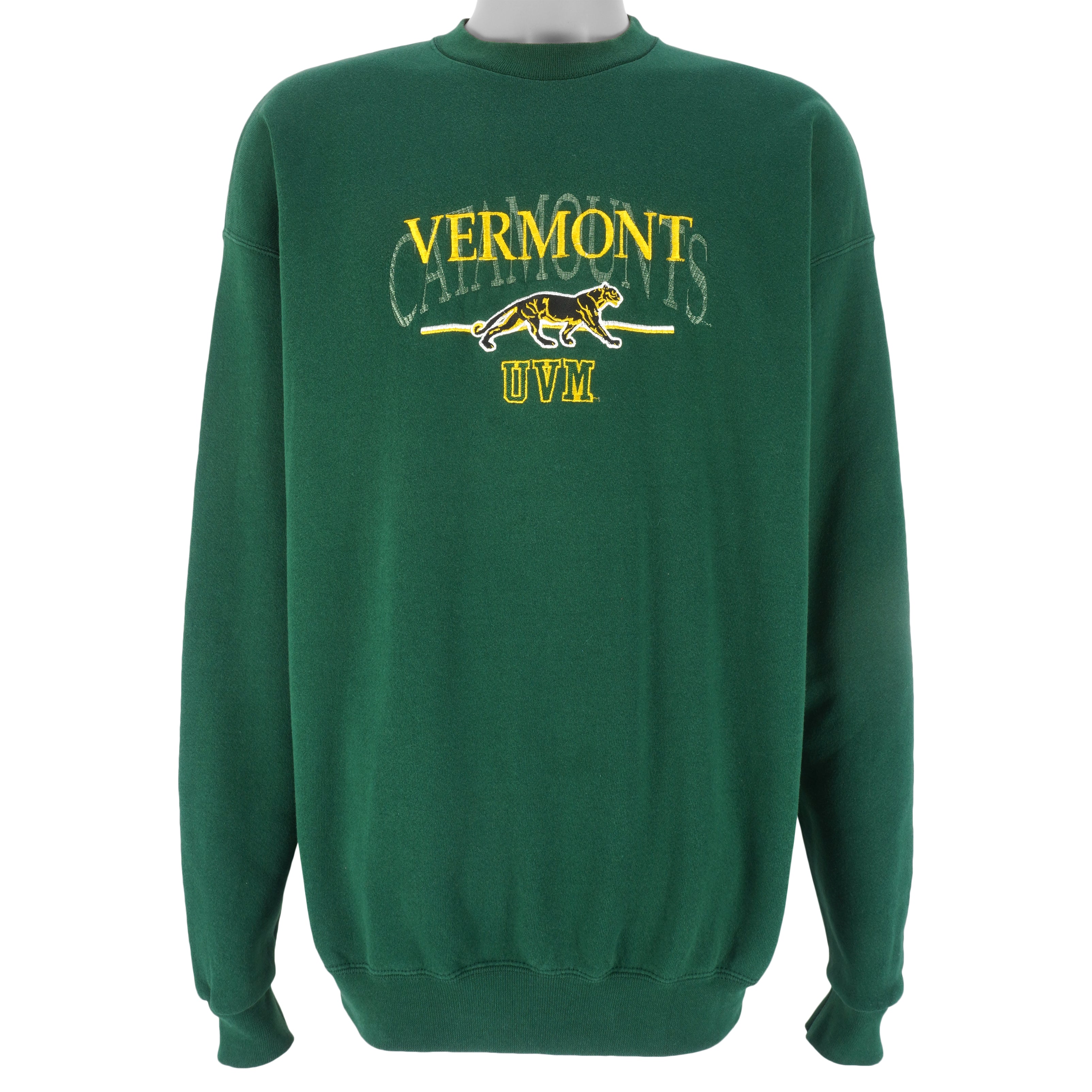 NCAA (CS) - Vermont University UVM Crew Neck Sweatshirt 1990s X-Large Vintage Retro Football College