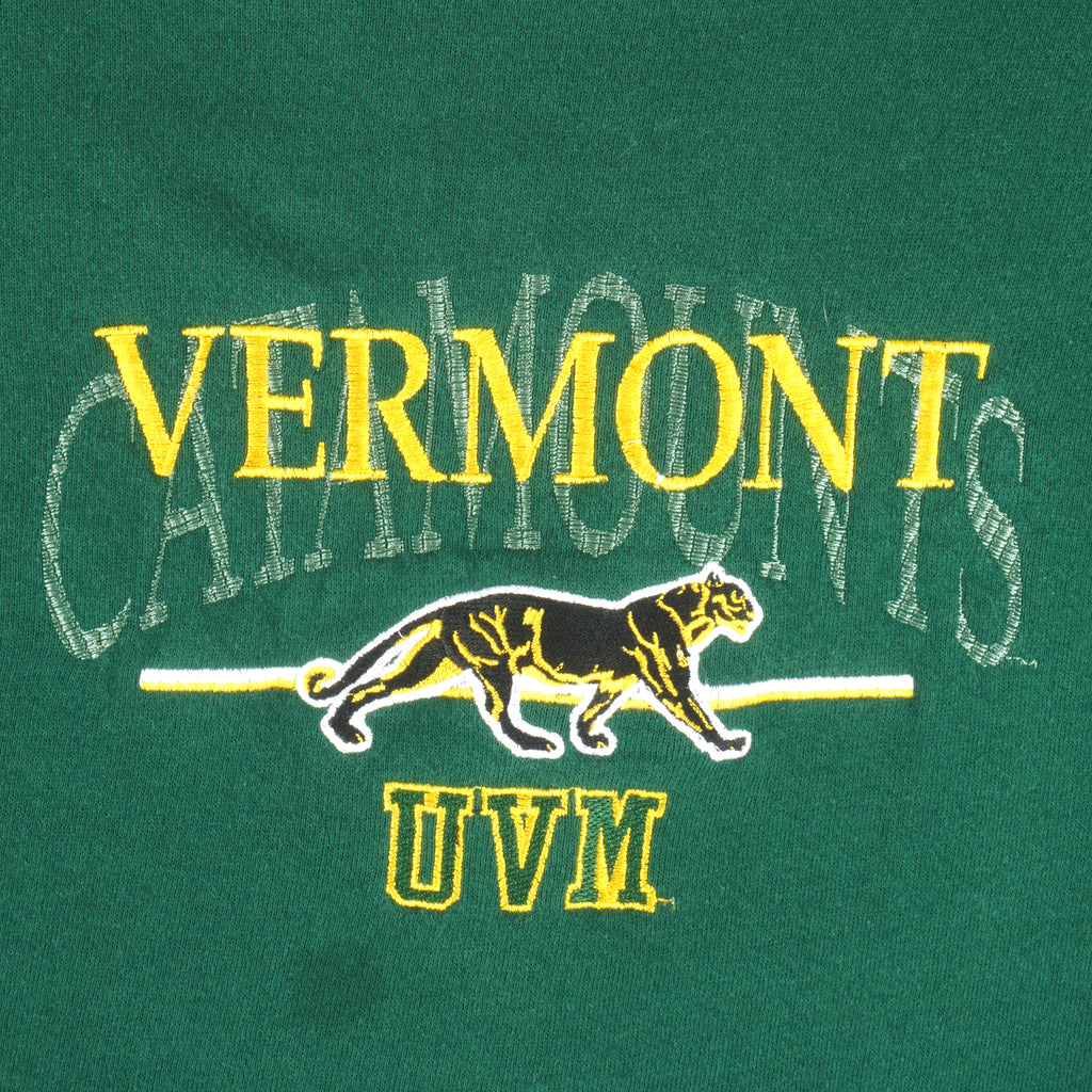 NCAA (CS) - Vermont University UVM Crew Neck Sweatshirt 1990s X-Large Vintage Retro Football College