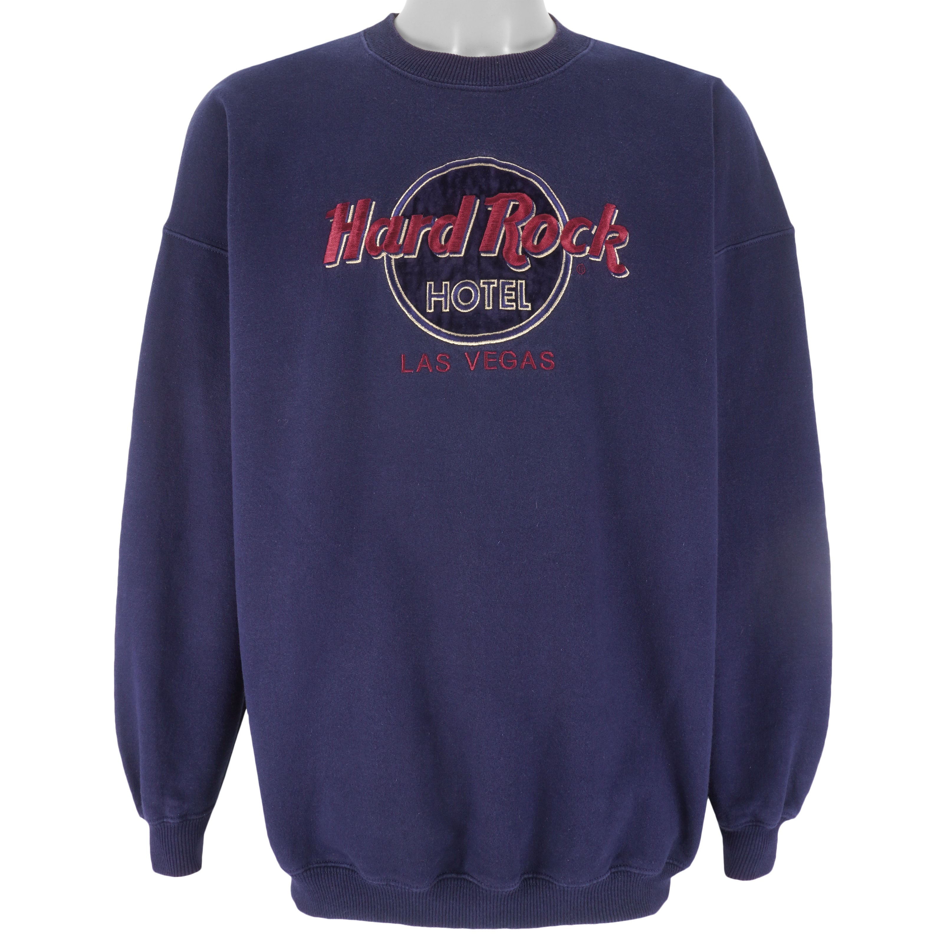 Vintage - Hard Rock Las Vegas Crew Neck Sweatshirt 1990s XX-Large Vintage Retro