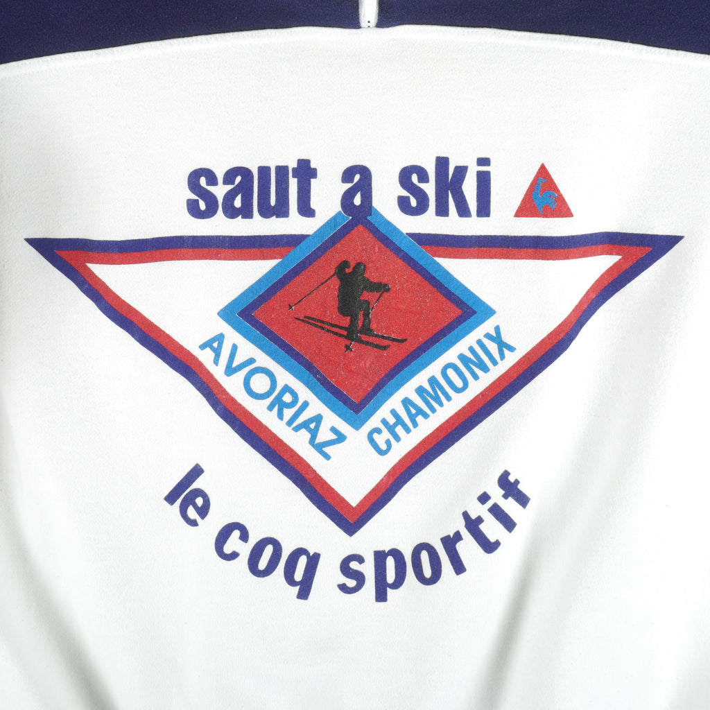 Le Coq Sportif - Saut A Ski 1/4 Zip Sweatshirt 1990s X-Large Vintage Retro