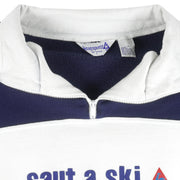 Le Coq Sportif - Saut A Ski 1/4 Zip Sweatshirt 1990s X-Large Vintage Retro