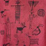 Vintage - Native Animals Drawing Crew Neck Sweatshirt 2004 Large Vintage Retro