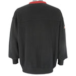 NASCAR (Nutmeg) - Ernie Irvan No. 28 Embroidered Crew Neck Sweatshirt 1990s Large Vintage Retro