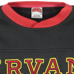 NASCAR (Nutmeg) - Ernie Irvan No. 28 Embroidered Crew Neck Sweatshirt 1990s Large Vintage Retro