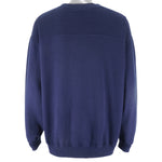 MLB (Lee) - New York Yankees Embroidered Crew Neck Sweatshirt 1990s X-Large Vintage Retro Baseball