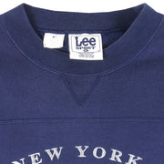 MLB (Lee) - New York Yankees Embroidered Crew Neck Sweatshirt 1990s X-Large Vintage Retro Baseball