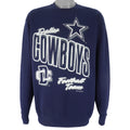 NFL (Fruit Of The Loom) - Dallas Cowboys Crew Neck Sweatshirt 1993 X-Large Vintage Retro Football