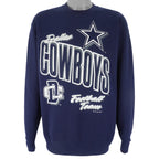 NFL (Fruit Of The Loom) - Dallas Cowboys Crew Neck Sweatshirt 1993 X-Large Vintage Retro Football